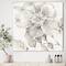 Designart - Indigold Grey Peonies II - Farmhouse Gallery-wrapped Canvas